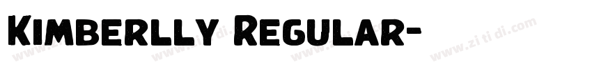 Kimberlly Regular字体转换 Kimberlly Regular字体转换